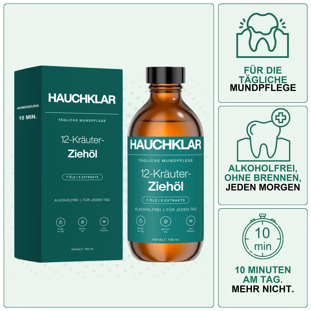 HAUCHKLAR – 12-Kräuter-Ziehöl